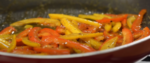 red and yellow bell pepper