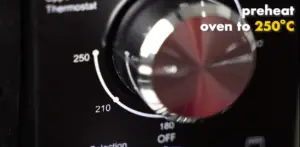 oven setting