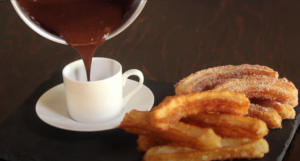 2 Ingredient Churros And Hot Chocolate