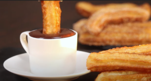 2 Ingredient Churros And Hot Chocolate