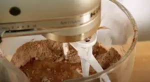 mixing the ingredients