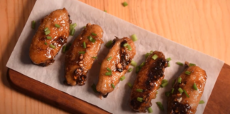 Honey Garlic Chicken Wings Recipe