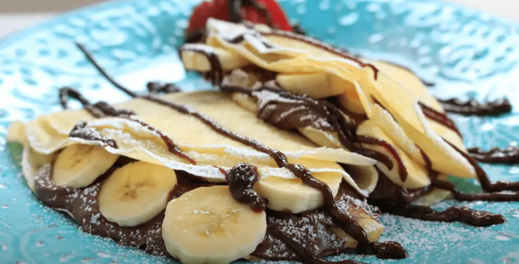 Banana Nutella Crepe Recipe