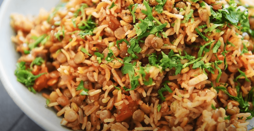 One Pot Lentil And Rice Recipe Cooking With Guru